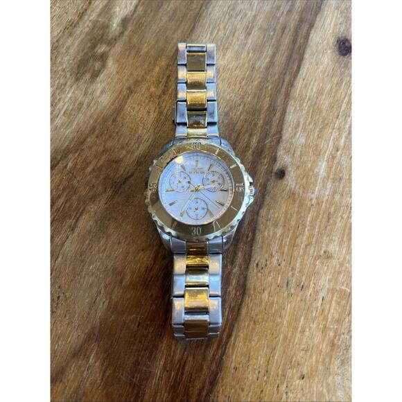 Invicta 29110 Women's Angel Quartz MOP 100m Two Tone Stainless Steel - Picture 5 of 5